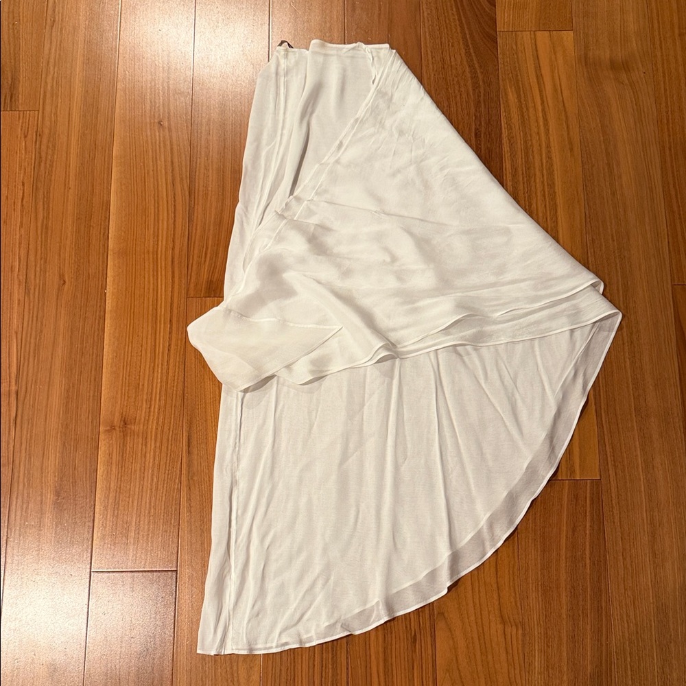 BONDI BORN Asymmetrical Cream Skirt